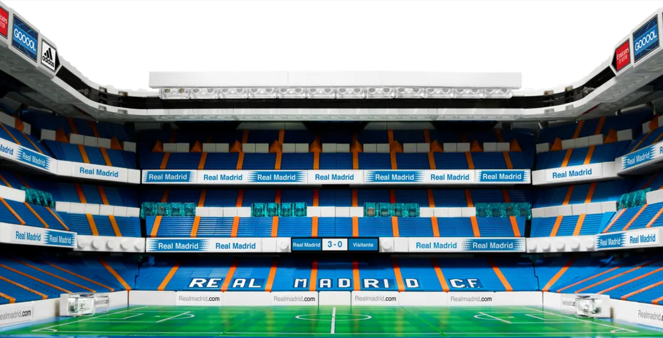 LEGO Le stade Santiago Bernabéu du Real Madrid